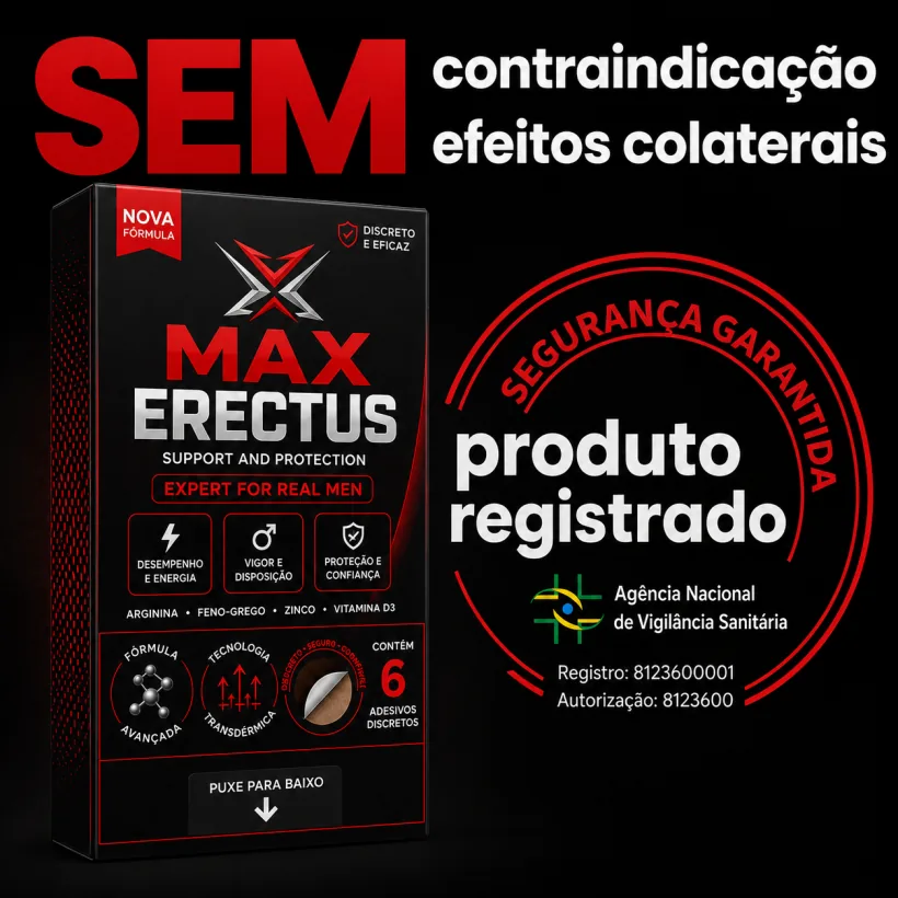 Sem contraindicação, sem efeitos colaterais — produto registrado na Anvisa